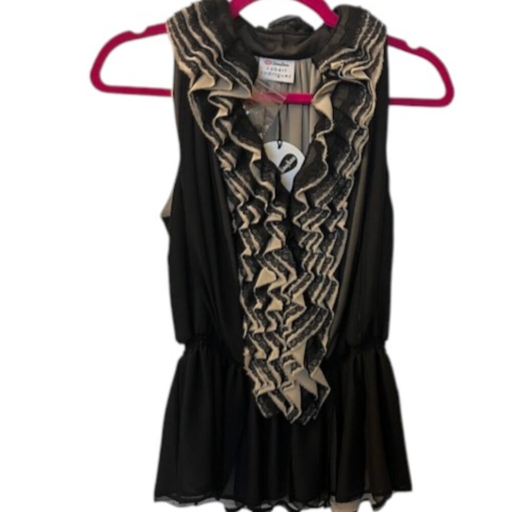 Rober Rodriguez Ruffled Top (S) - Picture 2 of 3